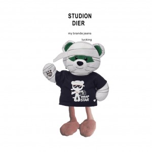 英文字母卡通小熊定位潮牌PSD图案 英文字母卡通小熊定位潮牌PSD图案