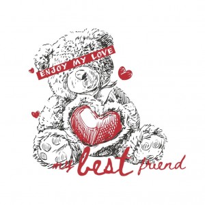 手绘线稿潮牌定位动物熊PSD 手绘线稿潮牌定位动物熊PSD