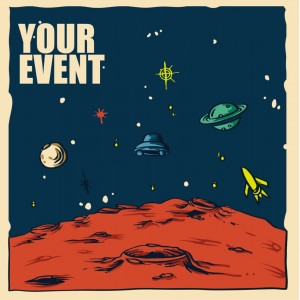 太空科技卡通独幅EPS图案 太空科技卡通独幅EPS图案