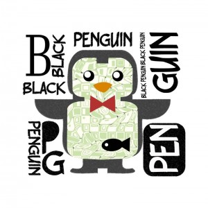 动物企鹅文字字母 动物企鹅文字字母