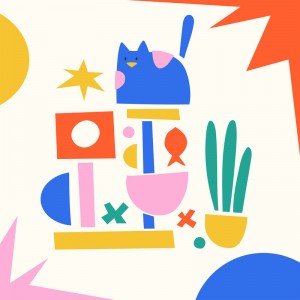 动物猫图形几何 动物猫图形几何