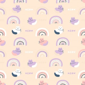 动物猫自然彩虹文字字母 动物猫自然彩虹文字字母