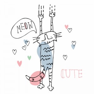 文字图文结合动物猫 文字图文结合动物猫