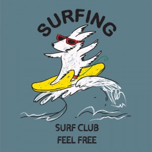 文字图文结合动物狗运动冲浪 文字图文结合动物狗运动冲浪