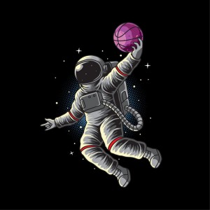 太空科技宇航员运动篮球